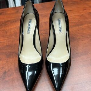 Black classic Charles David leather heels